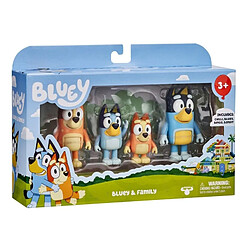 Avis Moose Toys Bluey Pack 4 Figurines