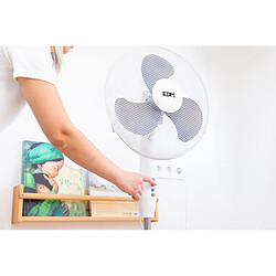 EDM Ventilateur sur pied 45 W Gris pas cher
