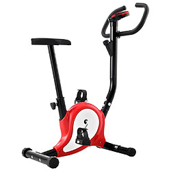 vidaXL Vélo d'appartement - Courroie Rouge