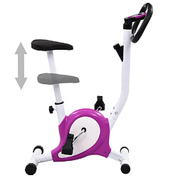 vidaXL Vélo d'appartement - Violet