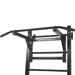 vidaXL Tour de musculation murale multifonctions - Noir pas cher