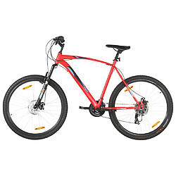 vidaXL VTT 21 vitesses - Rouge