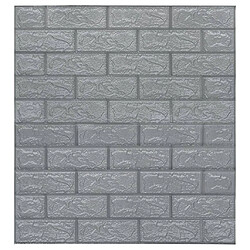 Avis vidaXL Papier Peint 3D - Anthracite