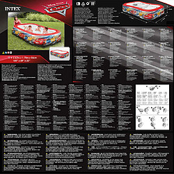 Acheter Intex Cars Swim Center - 262x175x56 cm