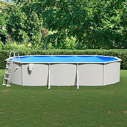 vidaXL Piscine avec échelle - 610x360x120 cm