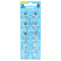 Visiodirect Piles bouton AG1 pour petits appareils - Lot de 10