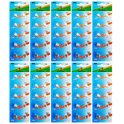 Visiodirect Piles bouton AG3 1,5 V - Pack de 100