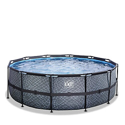 EXIT TOYS EXIT Stone Piscine Ronde - 427x122 cm