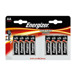 Energizer piles alcalines AA LR06 - Pack de 8