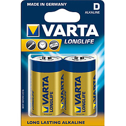 Varta piles alcalines LR20 D - Lot de 2