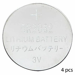 Lot de piles lithium bouton CR2032