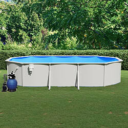 vidaXL Piscine 610x360x120 cm avec pompe filtrante