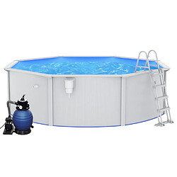 vidaXL Piscine avec pompe 460x120 cm