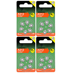 Visiodirect piles auditives zinc-air A312