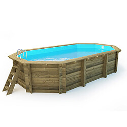 Habitat Et Jardin Piscine bois Palma 130 - 7.57 x 4.07 x 1.31 m