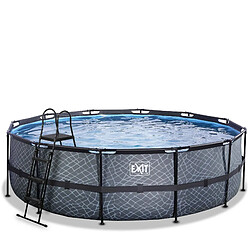 EXIT TOYS EXIT Stone Piscine Ronde - 488x122 cm