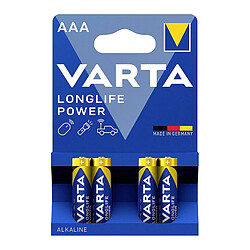 LOT DE 4 PILES 1,5V LR03 VARTA - SEM262748