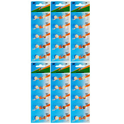 Visiodirect piles bouton AG7 LR927 - Lot de 60