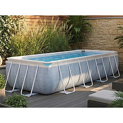 Intex Piscine Tubulaire Chevron Rectangulaire 4x2x1 m