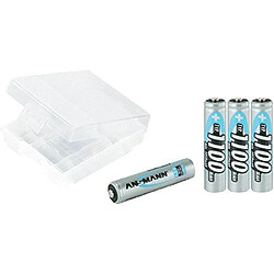 Accus AAA NiMH rechargeables - Pack de 4