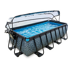EXIT TOYS EXIT Stone Piscine Rectangulaire 400x200x100 cm