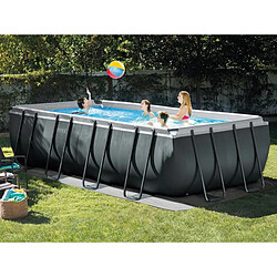 Acheter Intex Piscine rectangulaire en kit Baltik - Longueur 549 cm x Largeur 274 cm - Gris foncé