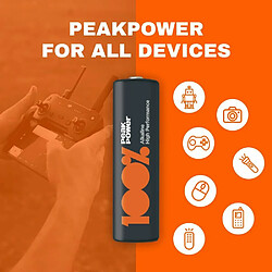Avis 100% PeakPower Piles AA - Lot de 20