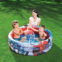 BESTWAY Piscine Spiderman 122 cm pas cher
