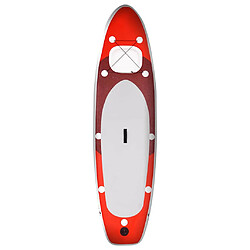 Avis VidaXL Ensemble de planche SUP gonflable Rouge
