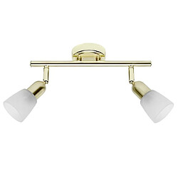 Brilliant (Lighting) BRILLIANT Plafonnier SOPHIA Laiton Verre