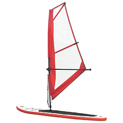 Avis VidaXL Planche SUP gonflable Rouge