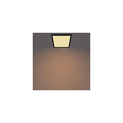 Philips Hue Plafonnier LED Noir 12W Variation par Paliers 3 Niveaux CL560 Blanc chaud 2700K