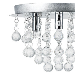 Acheter Lux.Pro Lux_pro Plafonnier métal rond - Chromé