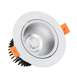 Ledkia - Downlight LED 12W Rond Blanc 2700K