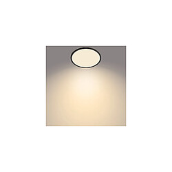 Philips Hue Plafonnier LED Extra-Plat IP44 18W Variation par Paliers 3 Niveaux CL550 Noir