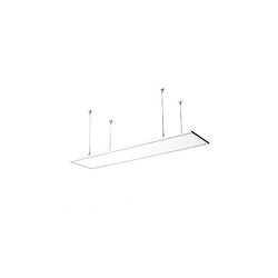 Ledkia Panneau LED LIFUD 120x30 cm Panneau LED lumineux - Office - 40W - Opale - 4000lm - Kit suspension inclus