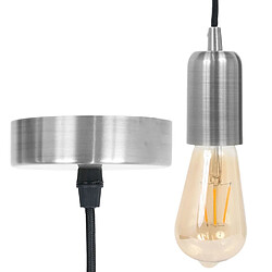 The Home Deco Factory Suspension ampoule Indus - H. 100 cm - Gris