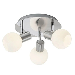Brilliant (Lighting) BRILLIANT Plafonnier TIARA 3x40W Acier