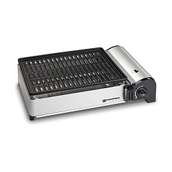 Kemper Camping Barbecue camping gaz - Surface de cuisson 27x34 cm - Complet avec housse de transport - Idéal pour activités extérieures