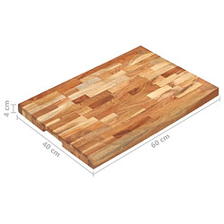 vidaXL Planche à découper Bois d'acacia pas cher