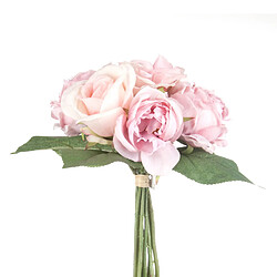 Atmosphera Bouquet de Roses artificielles Anciennes - H. 30 cm