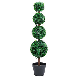 vidaXL Plante de buis artificiel Forme de boule - Vert