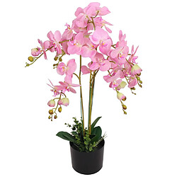 VidaXL Orchidée artificielle 75cm rose