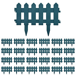 vidaXL Bordures de pelouse - 10 m - Vert