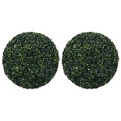 Vidaxl Boules de buis artificielles