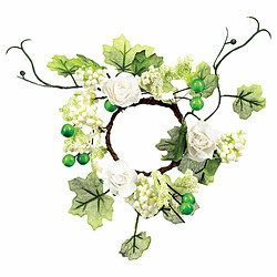 Atmosphera 2 Décorations florales pour photophore - Roses