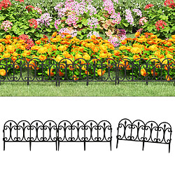 vidaXL Bordures de pelouse - PP Noir