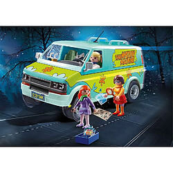 Playmobil® Playmobil 70286 Mystery Machine Scooby-Doo! Véhicule avec 3 personnages et accessoires - Inclut Scoubidou Véra, Fred, Daphné - Âge minimum 4 ans