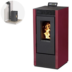 INTERSTOVES Marina 11 Etanche + Conduit Ventouse - Bordeaux