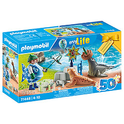 Playmobil® PLAYMOBIL Animatrice avec Otarie et Phoques